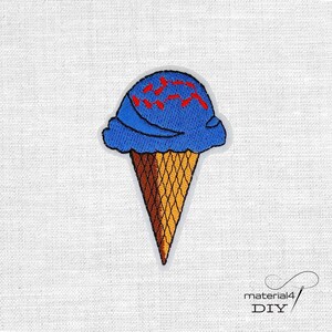 Pop Corn gestickter Patch Aufnäher Applikation Bügelbild p230.5