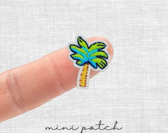 mini Patch Palme Aufnäher Bügelbild Applikation . A1
