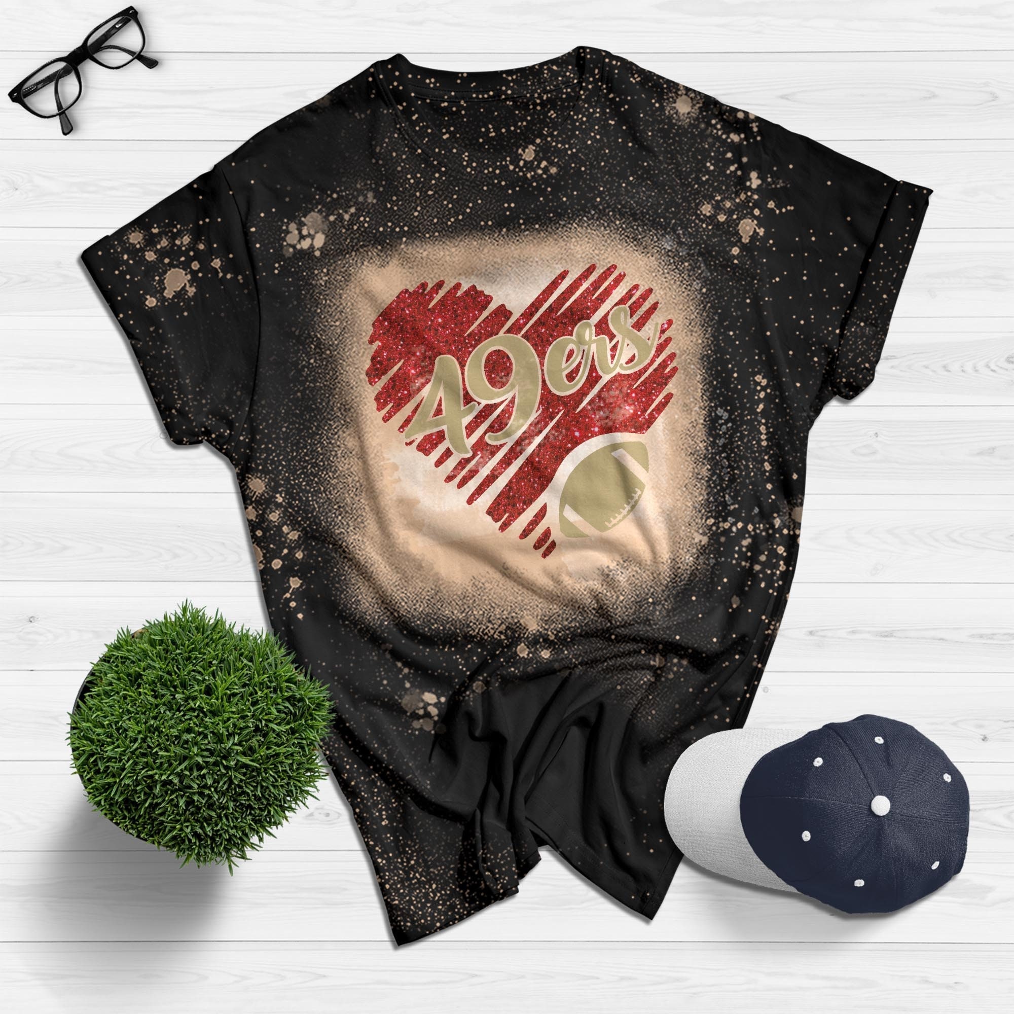 Discover 49ers  Bleached 3D T Shirt