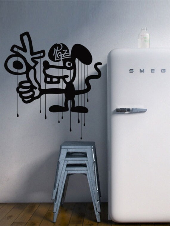 Urban Vinyl Wall Sticker Graffiti wall decals Street Art Etsy