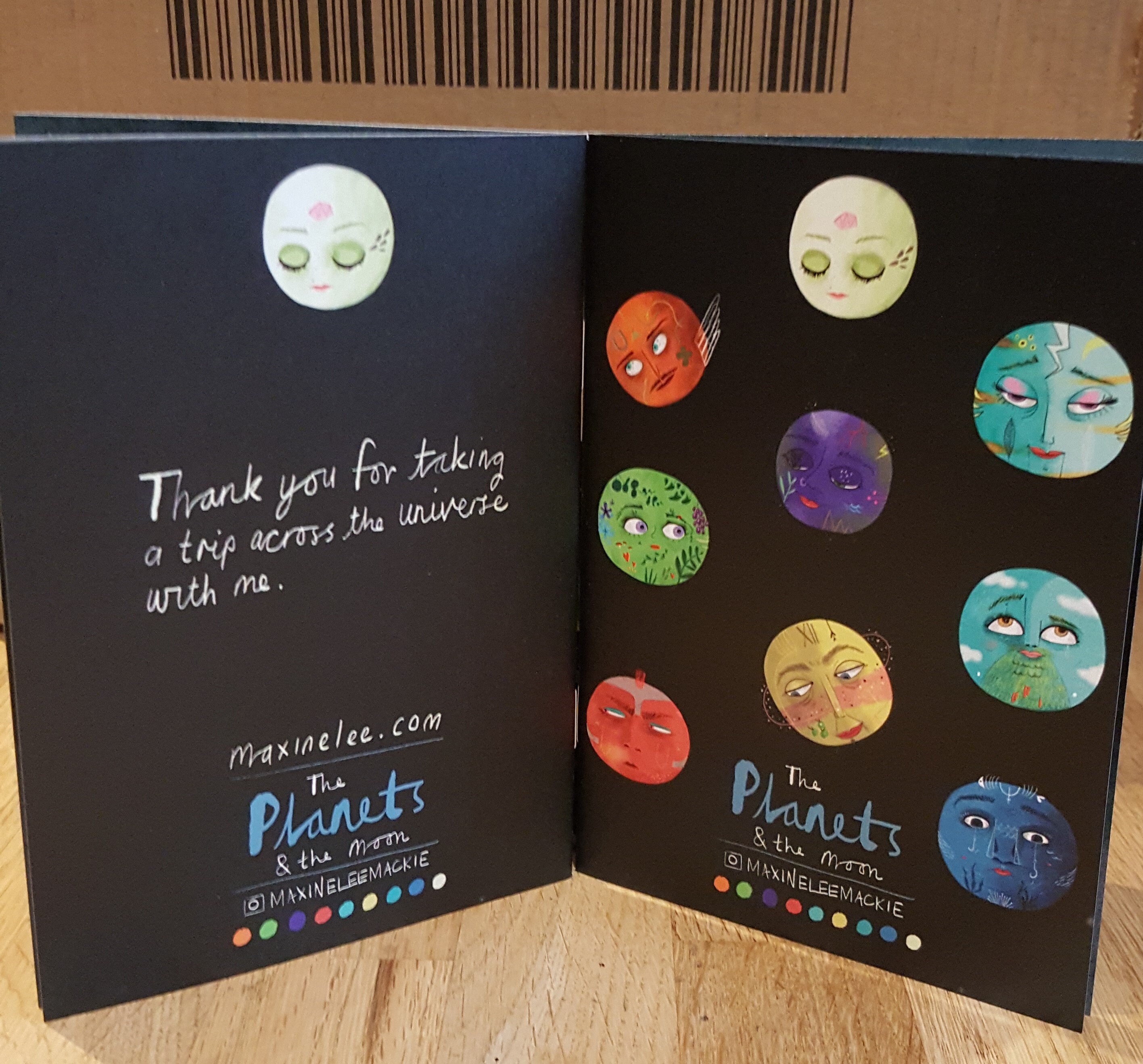 Planets Zine - A6 High Quality Printed Zine Style Book of