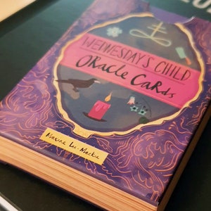Cartes Oracle Wednesday's Child pour la divination - Cartes oracle de style Magic 8 Ball - Première édition authentique