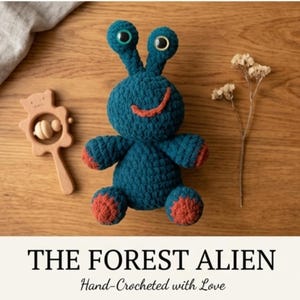 Crochet Monster Plushie Lovey Amigurumi Pattern | Instant Download
