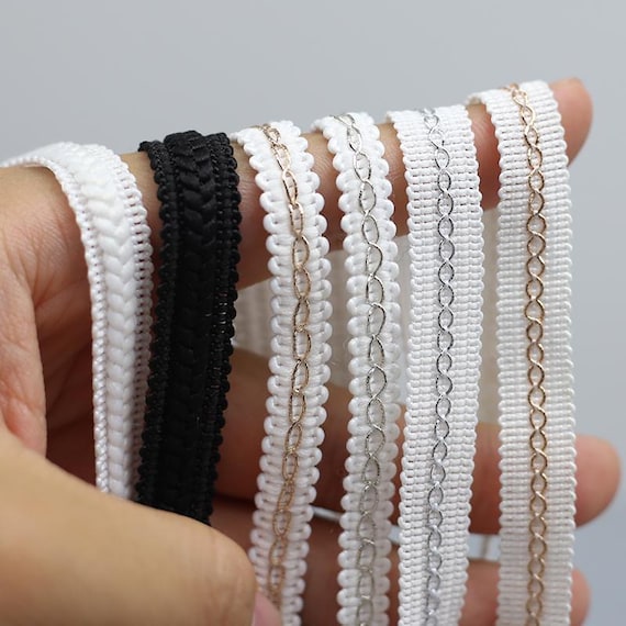 Black/white Gold Silver Weaving Ropes Edging Strips Clothing Bracelet  Necklace Skirt Dress Bag Decoration Accessories Material V7K45C251001T -  Etsy Israel