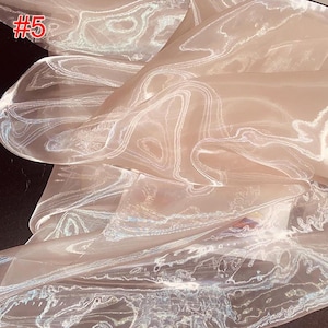 1.5 meterS wide Mesh Liquid Water Gloss tulle Yarn party Dress Soft Perspective  skirt Sleeve Gown Immortal Fabric material V22U8G230508G