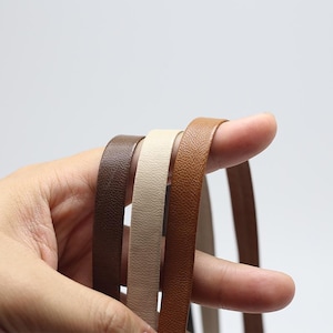 6 metros 5 mm de largura marrom/café/damasco PU couro artesanal material colar bolsa alça corda cinto arco cabelo roupas acessórios V7K18C250326T