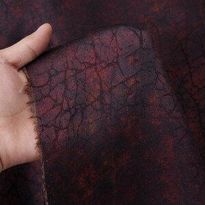 1.4 MeterS wide wine red crack jacquard fabric smooth soft draped silky jacket Dress skirt pants shirt coat design material V11T139P250831V