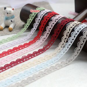 10 Meter 1,5 cm 0,59 "breit mehrfarbige Jakobsmuschel Stoffstickerei Spitzenbesatz hohl DIY Ärmel Rock Kleid Rand Zubehör B14T1634P250529U