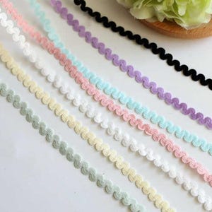 15 metros 6 mm de largura Onda elástico renda guarnição fita artesanal acessórios tecido roupas de bebê decorativo roupas borda material T21P35C250211V