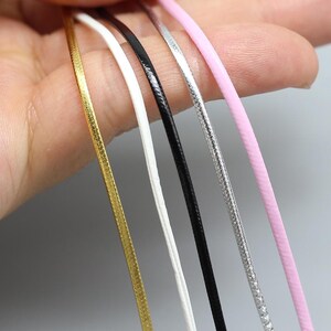 10 mètres 2 mm de large coloré en cuir synthétique polyuréthane fin bande ceinture arc cheveux sac chapeau tissé bracelet collier accessoires de bricolage matériel V7K3C250325T