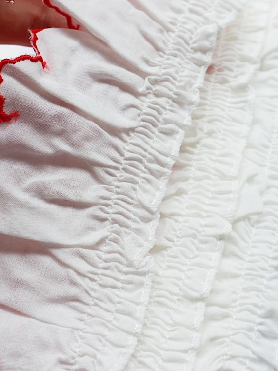 3.8 Meters 6cm 2.36 Inches Wide Strawberry Red Cotton 3.8 Meters 6cm 2.36 Inches Wide Strawberry Red Cotton