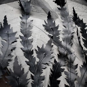 Black Feather Cutting Mesh gauze Perspective Fabric Skirt Dress Decoration shirt pants vest top clothing design material Y26V279P260415C