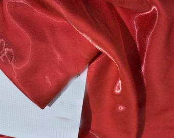 Sparkling Crystal Silk Smooth Dress Satin drap Water Gloss Liquid party skirt shirt jacket DIY Design Fabric clothing material Y22Y7G241204G