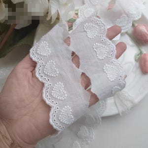 10 yardS 5 cm 1,96 "breite multi farbe baumwolle herz aushöhlen stickerei stoff spitzenbesatz band rock kleid kanten material T10N1089P250321Y