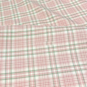 1.45 Meters wide pink checkered grid fabric DIY handmade tablecloth dress shirt skirt background design clothing material T17V82L250120C