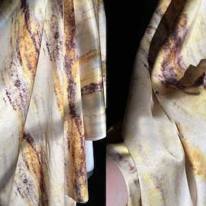 1,5 metri di larghezza giallo cammello deserto sensazione raso erba legno tintura vestito danza gonna pantaloni camicetta giacca materiale per abbigliamento T46P87UL240811P