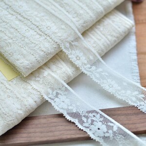 5 Meter 3,2 cm 1,25" breit Baumwolle DIY Kind Puppe Rock Kleid Ärmeln Einfassung Dekoration Material Spitzenband S18E1185P240807T