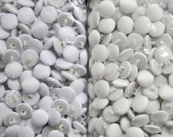 50pcS 12.5mm wide ivory/white satin back buttons closures fasteners for handmade bridal wedding dress skirt shirt material X30X647P220707R