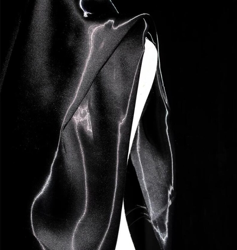 1.5 Meters Wide 9 Color Glossy Silk Satin Liquid Smooth Fabric Jackets