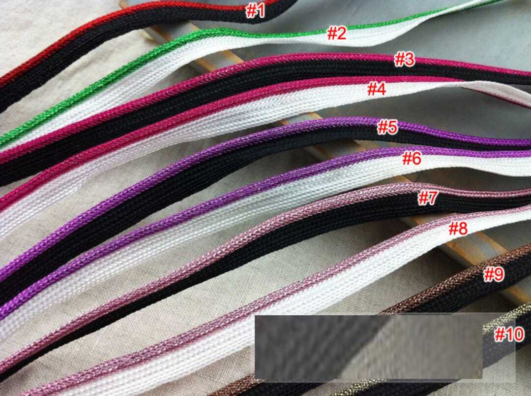 Nappe In Seta Per Fai Da Te - Lotto Da 10 Yard (30 Cm) - Multicolore, Passamaneria Con Frange Per Vestiti, Gioielli E Accessori