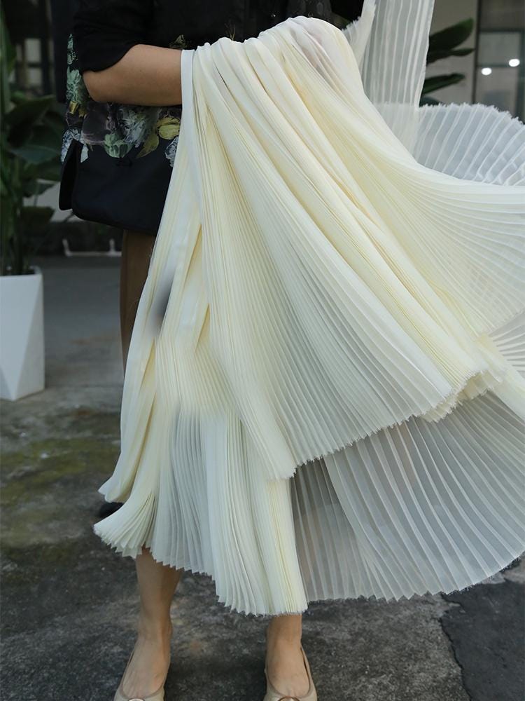 Women's A-Line Wool-Blend Pleated Skirt | Brooks Brothers
