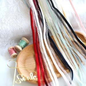 10 Meter 2 cm 0,78 "breite Muti Farbe elastisch dehnbar tüll Kleid Rock Hemd Spitzenbesatz Band Kleidung Accessoires Material T21P14C250129V