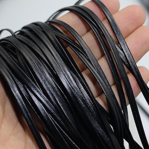 10 meter 0,2-3 cm breed zwart/wit PU-leer handgemaakt materiaal ketting armband tasriem touw riem boog kledingaccessoires V7K20C250326T
