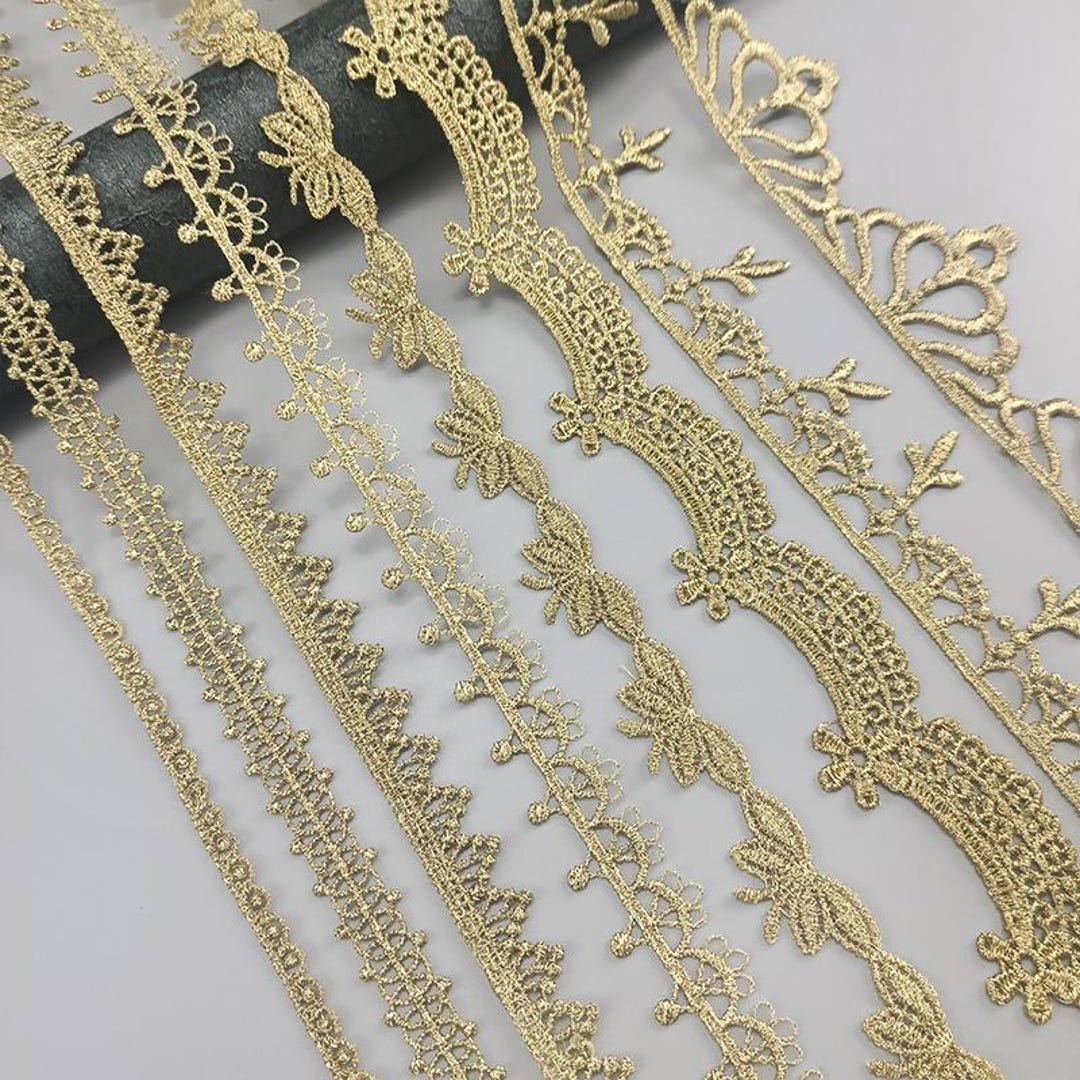 YECCA VECCA メタルラインラメ　パンプス Gold S オケージョン メタリックヒールメッシュパンプス | GINZA WASHINGTON 阪急三番