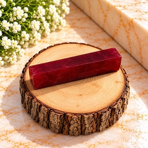 300CT Natural Ruby Rough Raw Ruby Gemstone for Jewelry Making               Dimensions-80X20X20MM