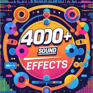 4000+ Sound Effects Library: Royalty-Free SFX for Creators (Digital Download)