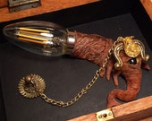 Handmade Sculpture. 'Grisling, The Kings Guiding Light'. Fantasy Art with Unique and Magical Story