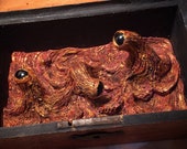 Handmade Sculpture. 'The Pulsating Ragworl'. Fantasy Art with a a Magical Backstory & Unique Certificate