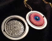 The Witches Eye Pendant. Magical Charm and Locket.