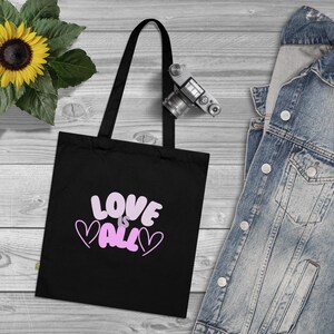 Organic Cotton Tote Bag, Eco-Friendly Shopping Bag, Reusable Grocery Tote, Gift, Sustainable Fashion, Cotton