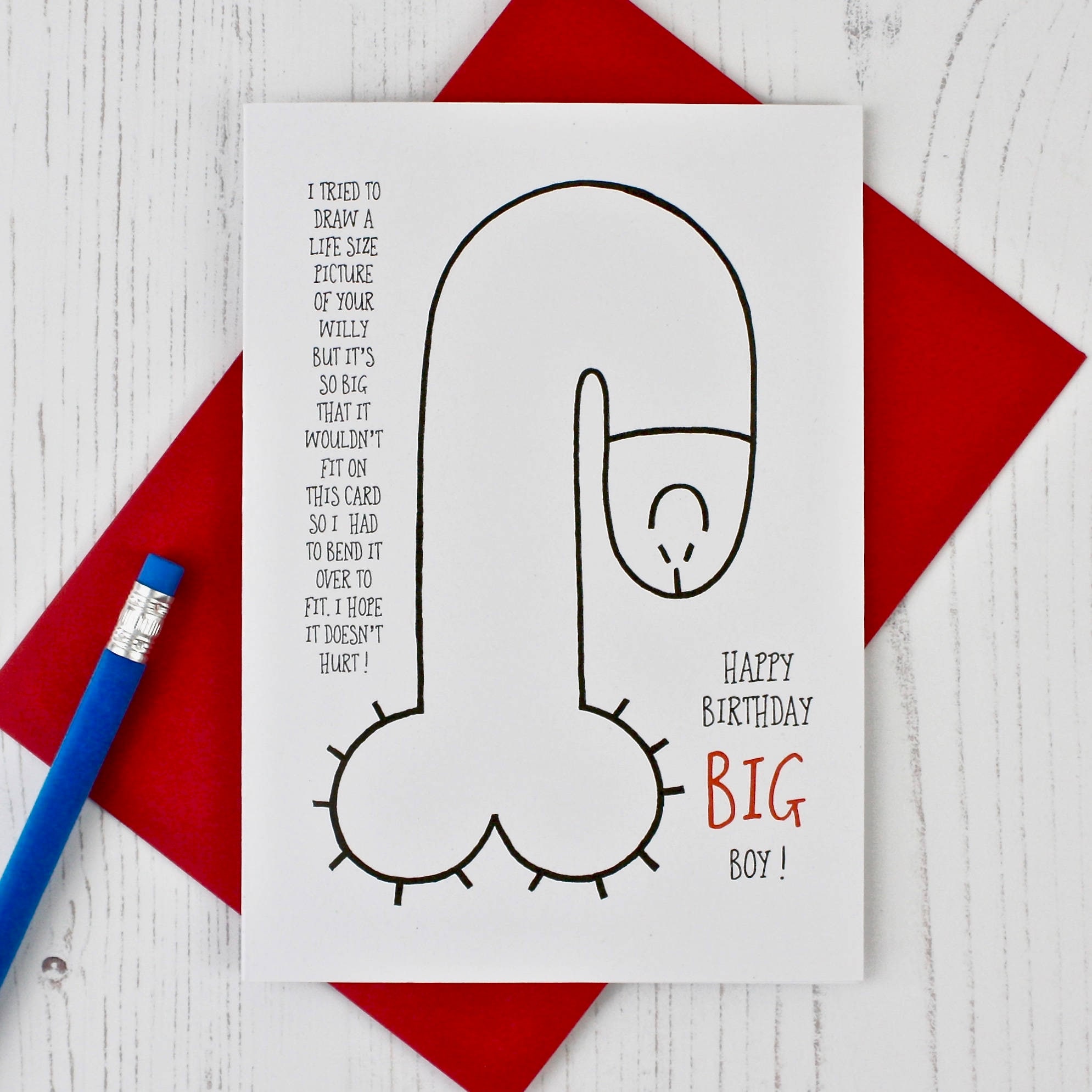 Big Boy Birthday Card | Etsy