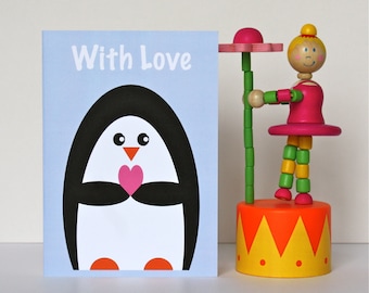 Pinguin Mit Liebe Karte