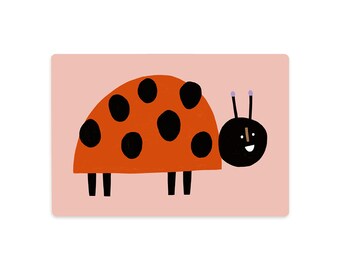 small cutting board ladybird