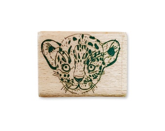 leopard stamp