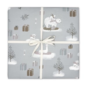 Gift Paper Winter Animals