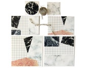 marble stationary set (22 pieces)