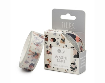 Washi Tape ""Schals und Mützen"""