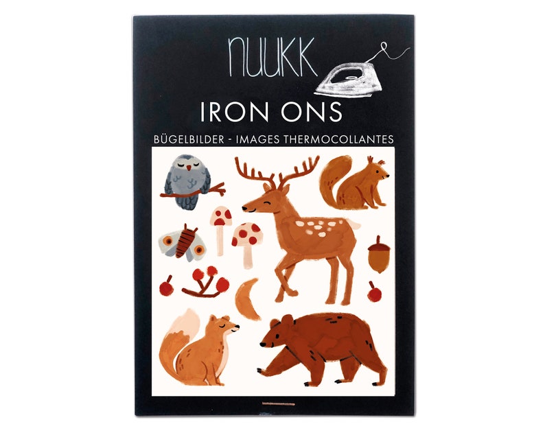 Iron On Pictures Forest Animals image 1