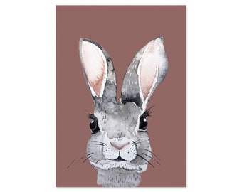 Brown Bunny, postcard