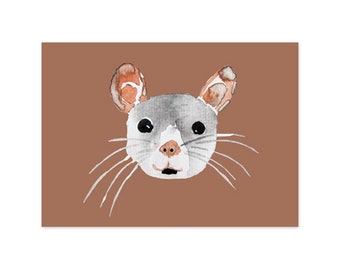Mouse, postcard