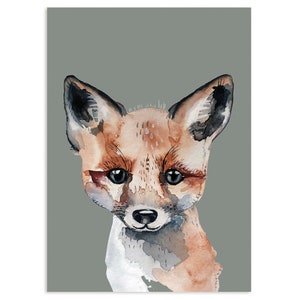 Renard, carte postale
