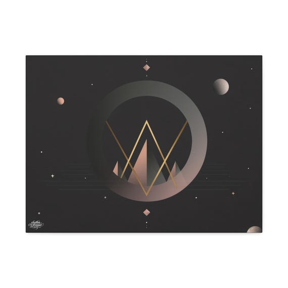 Stretched Canvas (10) Minimalistic geometry. Available in 45 cm × 61 cm / 61 cm × 76 cm.