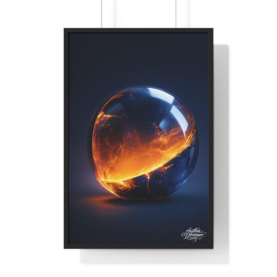 Vertical framed Poster (16) 3D Art available in 50 cm × 76 cm / 61 cm × 91 cm.