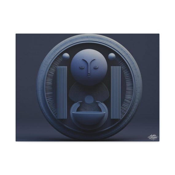 Stretched Canvas (6) Minimalistic geometry. Available in 45 cm × 61 cm / 61 cm × 76 cm.