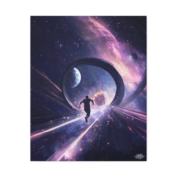 Canvas 'Runaway' –  Wall art, ideal for interior decor. Available in 61 cm by 76 cm.