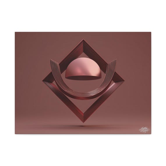 Stretched Canvas (16) Minimalistic geometry. Available in 45 cm × 61 cm / 61 cm × 76 cm.